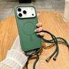 Λουράκι Lanyard Χιαστί Ματ Μαγνητικό Για Θήκη Magsafe Για iPhone 17 Pro Max 16 15 14 Plus 13 12 11 XR Κάλυμμα Ασύρματης Φόρτισης