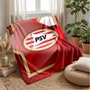 PSV Eindhoven FC Coperta Morbida in Pile di Flanella Leggera Accogliente Calda Coperta da Divano Letto Decorazione per la Casa