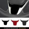 For Honda Civic 10th Gen 2015-2020 Car Steering Wheel Cover Trims Accessories Carbon Fiber Interior Mouldings
