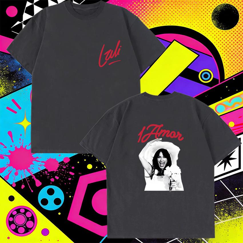 Singer Lali River Tour 2026 Print T Shirt Unisex Unisex Fashion Tee Shirt Casual Loose Cotton Short Sleeve Summer Tshirts Unisex
