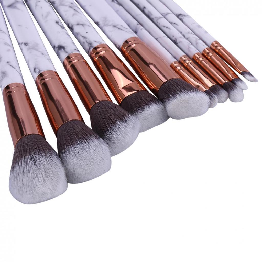 Buy 10Pcs Pro Marble Makeup Cosmetic Powder Foundation Eyeshadow Lip ...