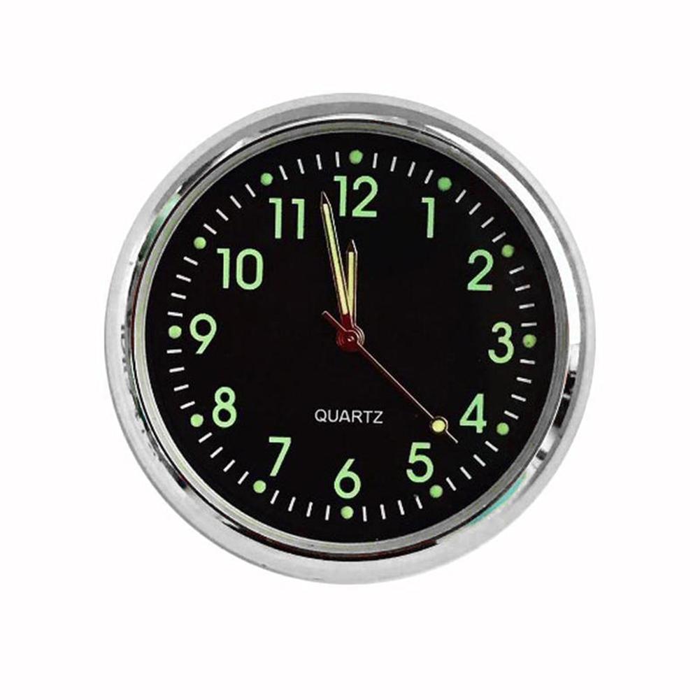 NEW High-end Mini Car Quartz Clock Luminous Automotive Clock Timing Vent Car Analog Car Small Clock Digital Dashboard Watch X0K8