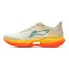 Li Ning Super Light 22 Cushioning, Wear Resistant Low top Casual Running Shoes Men's Beige Orange ARBV001-44