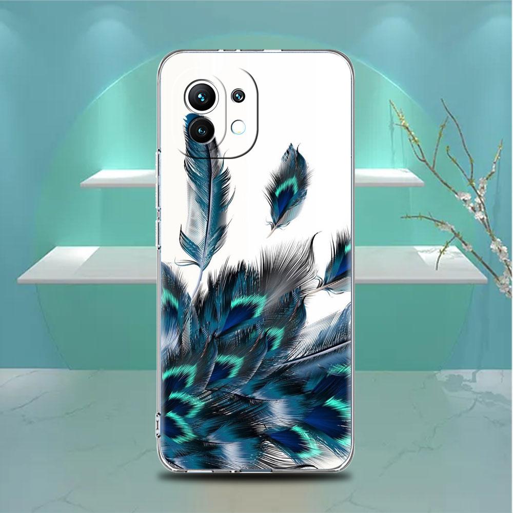 Clear Case For Xiaomi Mi Poco X3 NFC M3 Pro F3 F1 11 Lite 12 Note 10 11T 9T Transparent Phone Cover Mountain Painting