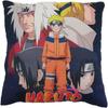 Coussin Double Face - Carré - NARUTO - Naruto Et Ses Amis - Microfibre - 40 X 40 Cm
