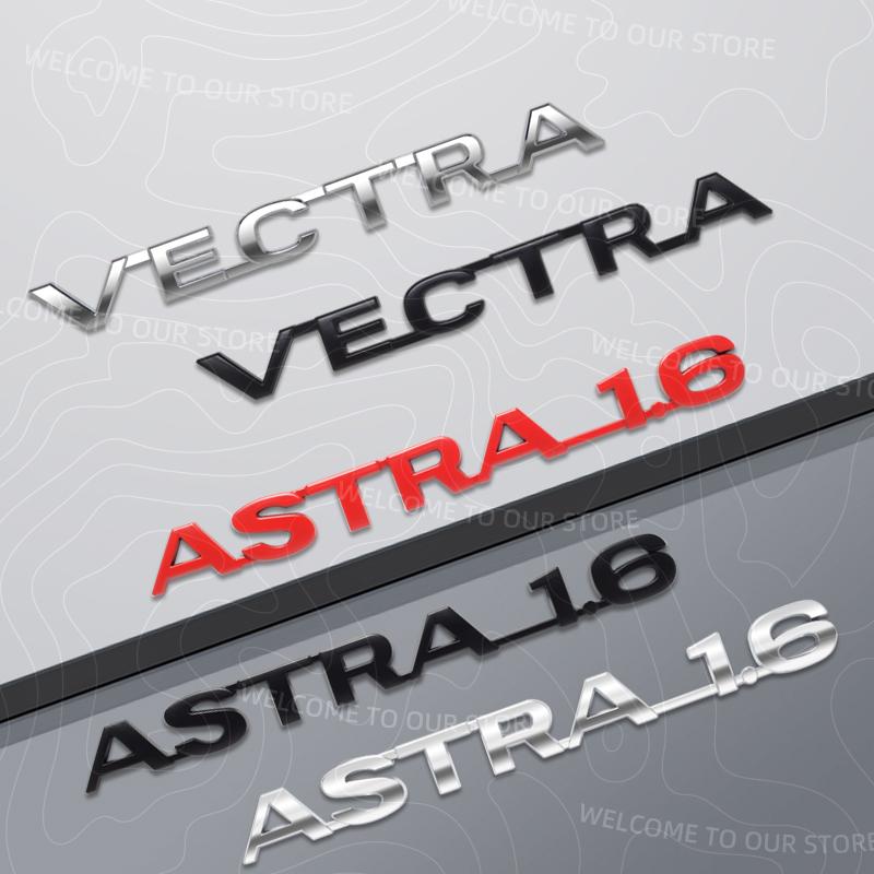1 Pezzo Lega di Zinco VECTRA ASTRA 1.6 Logo Vauxhall OPC LINE GTC Portellone Auto Emblema Metallico 3D Adesivo Distintivo Posteriore Accessori