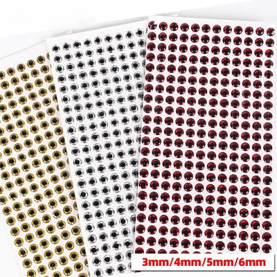 3D Bionic Nástraha rybí oko: 3456mm Nálepka zvířecí oko rybářská nástraha