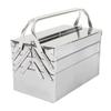 Cantilever Tool Box Metal Folding Portable Auto Maintenance Storage Organizer Stainless Steel 3 Layer 5 Tray 420