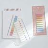 200 Sheets/Pcs PET Flags Tabs Page Markers Paper Index Bookmark Sticky Notes Office Supplies Stationery