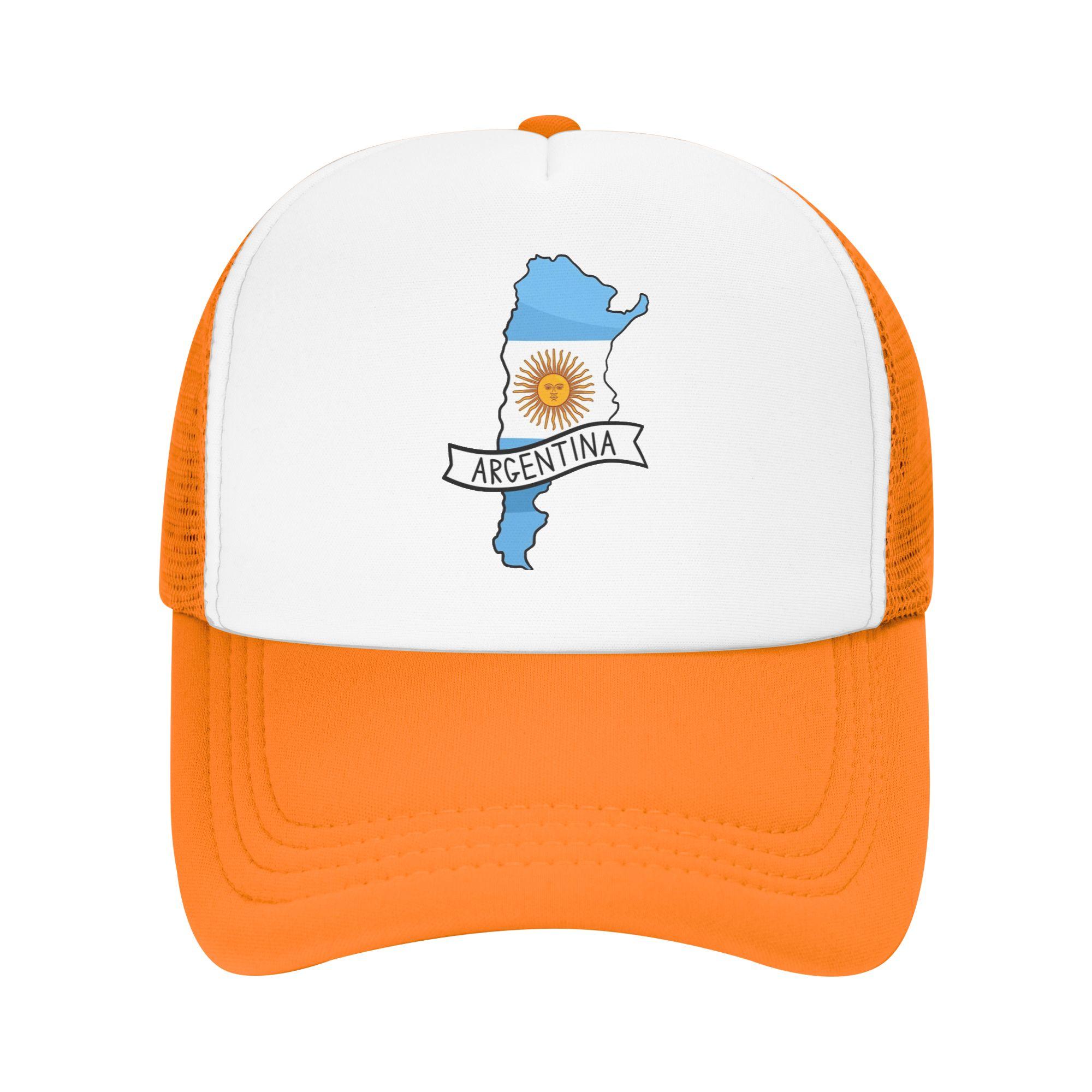 

Adult Argentina Flag Map Trucker Hats Fashion Mesh Baseball Cap Snapback Caps Hats Trucker Hat Adjustable Sun Caps Summer Adjustable
