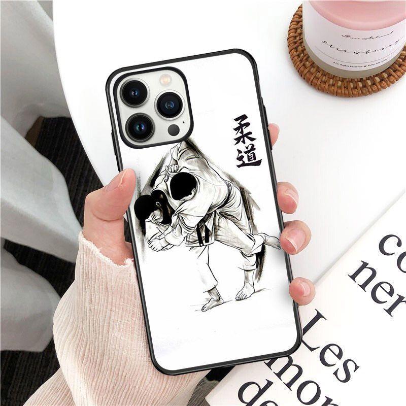 Weiche Hülle Japan Aikido Judo Fitness Handyhülle Für iPhone 14pro 11pro 12 13pro max 5s 6s xs 7 8plus SE xr 12mini Coque Hüllen