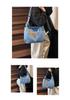 Korean Retro Distressed Women's Crossbody Tote Bag 2026