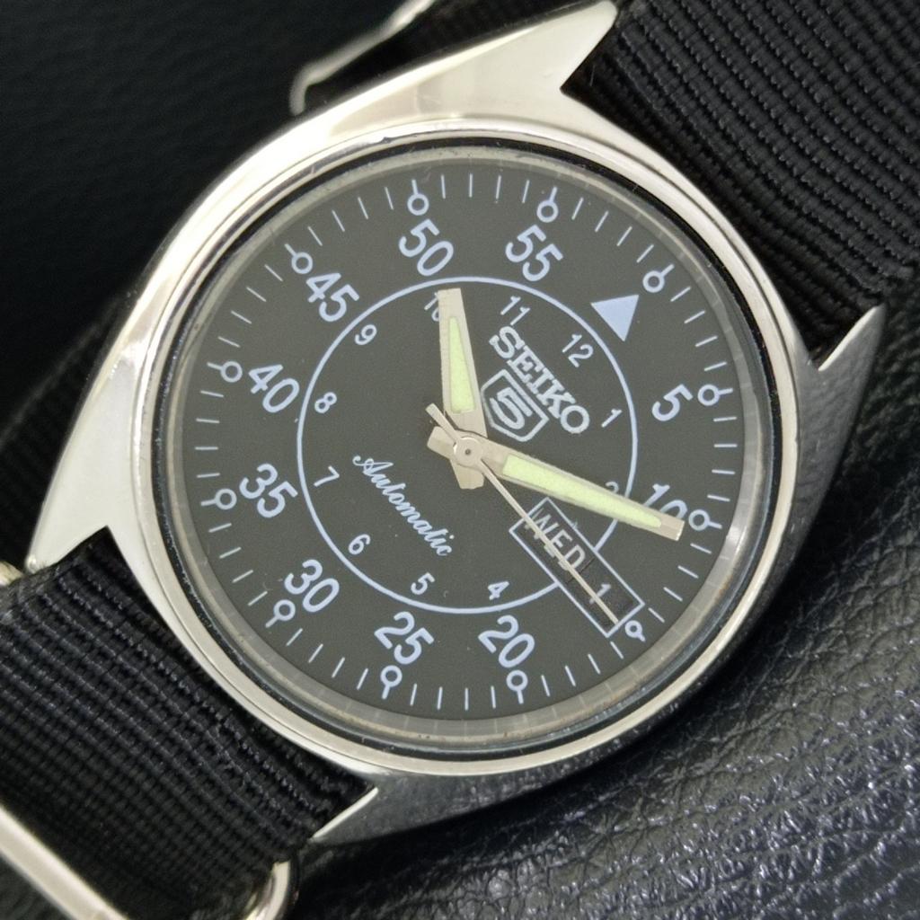 

АВТОМАТИЧЕСКИЕ ВИНТАЖНЫЕ ЧАСЫ SEIKO 5 ЯПОНИЯ 6309A МУЖСКИЕ С ЧЕРНЫМ ЦИФЕРБЛАТОМ a701290-5 R206a-a701290