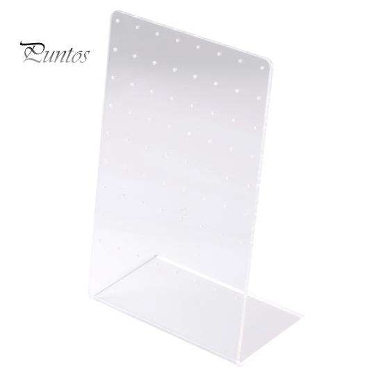 

Держатель для ювелирных изделий, прозрачный акриловый, однотонный, многофункциональный, шпильки для ушей, губ, кольцо в носу, органайзер, подставка, товары для ювелирного магазина E