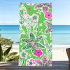 Towel Microfiber beach towel, quick-dry, sand-free, ultra-fine fiber, super soft. L-Lilly Pulitzers