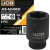 JCB 3/4" Cr-Mo Deep Impact Socket 6-Point 35mm Socket Wrench