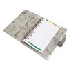 Budget  with Cash Envelopes PU Leather Marbling A6 Money Saving  for Cards Bills Gray