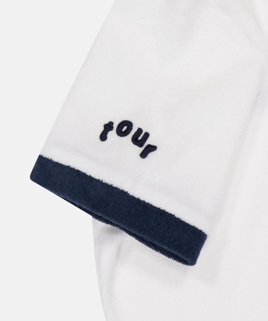 Sseonleobeutueo Terry Cloth Polo Dress White