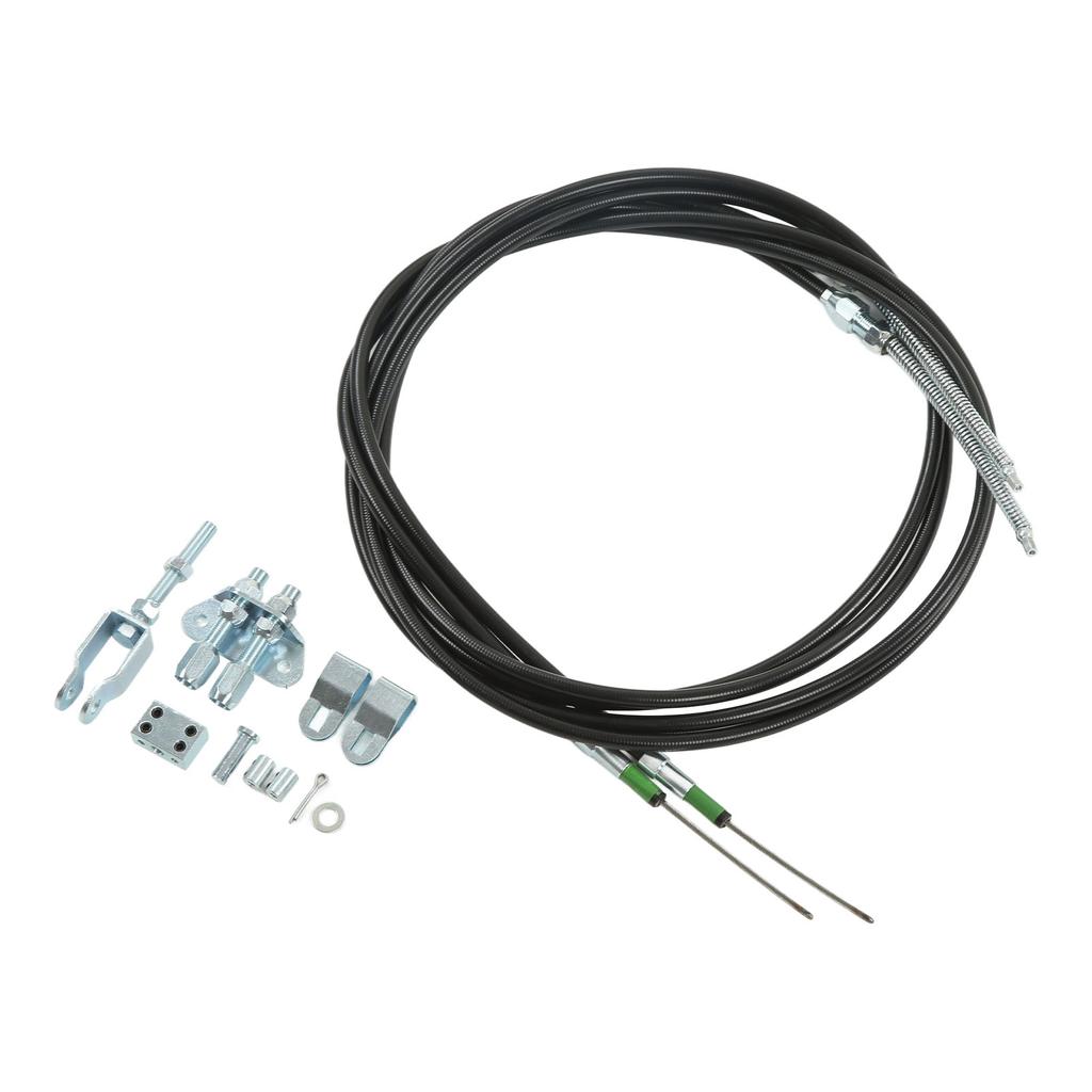 Univerzální sada lanka ruční brzdy pro nouzové parkování auta ABS plastová sestava lanka ruční brzdy