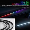 Car Ambient Light 6/10/18in1 64 Color RGB Dream Colour For Tesla Model 3 Car Atmosphere LED Acrylic Fiber Optic Decoration light