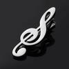 Treble Clef Guitar Tie Clip Instrument Piano Necktie Buckle Music Note Tie Pin  Concert Accessories