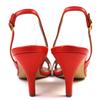 Hermes Sandals Night H Logo Slingback Leather Red Leather Women 36 Used