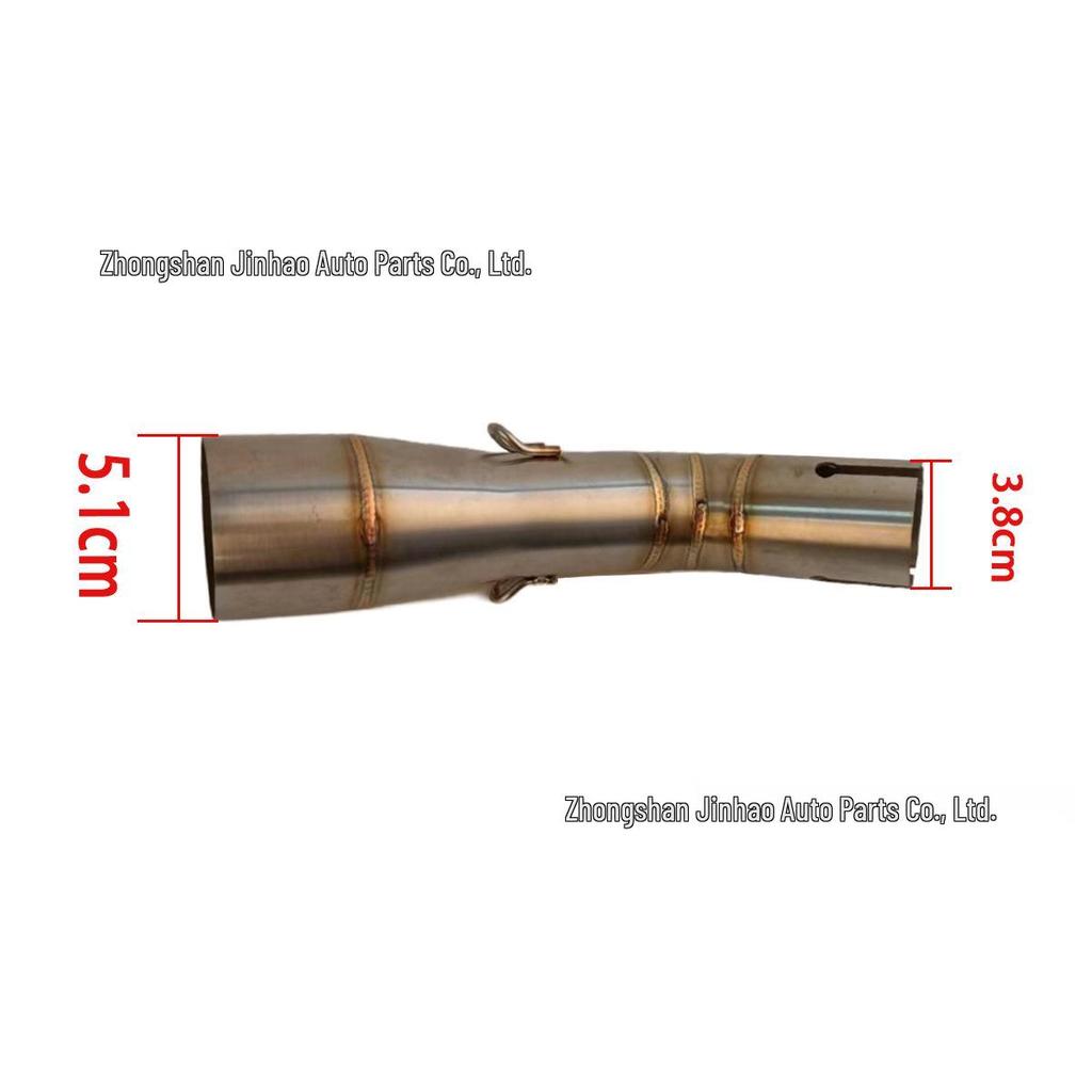 TRK251 Young Lion 250 Stainless Steel Motorcycle Exhaust Mid-pipe Modification