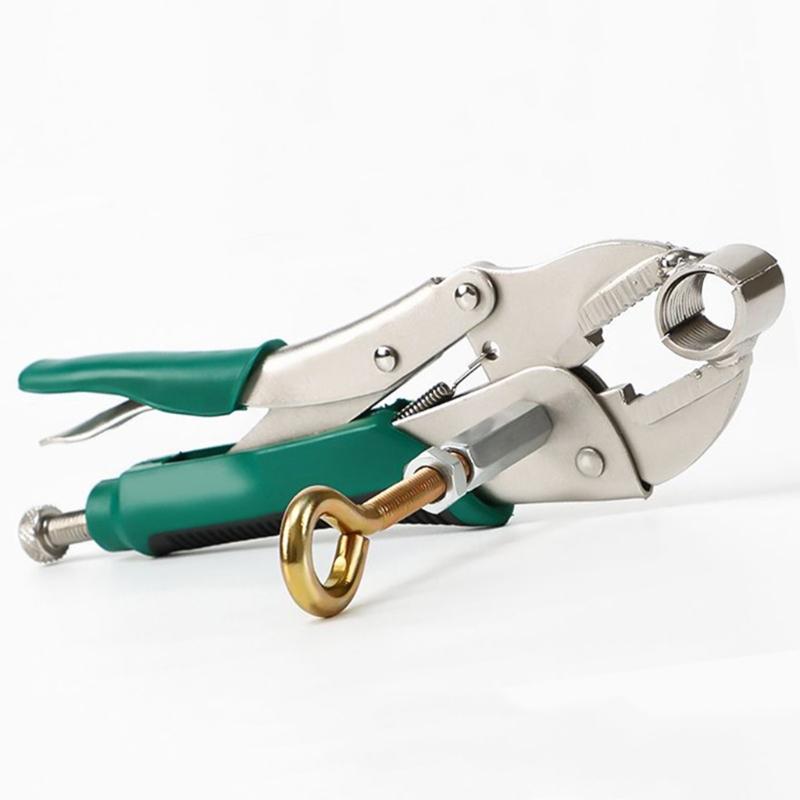 150x65mm Comfortable Handle Welding Pipe Plier Chrome Vanadium Alloy Steel Special Tools for Floor Heating Repair