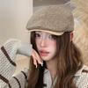 Anti-beret children autumn and winter new cap retro forward hat men's British style newsboy hat hipster