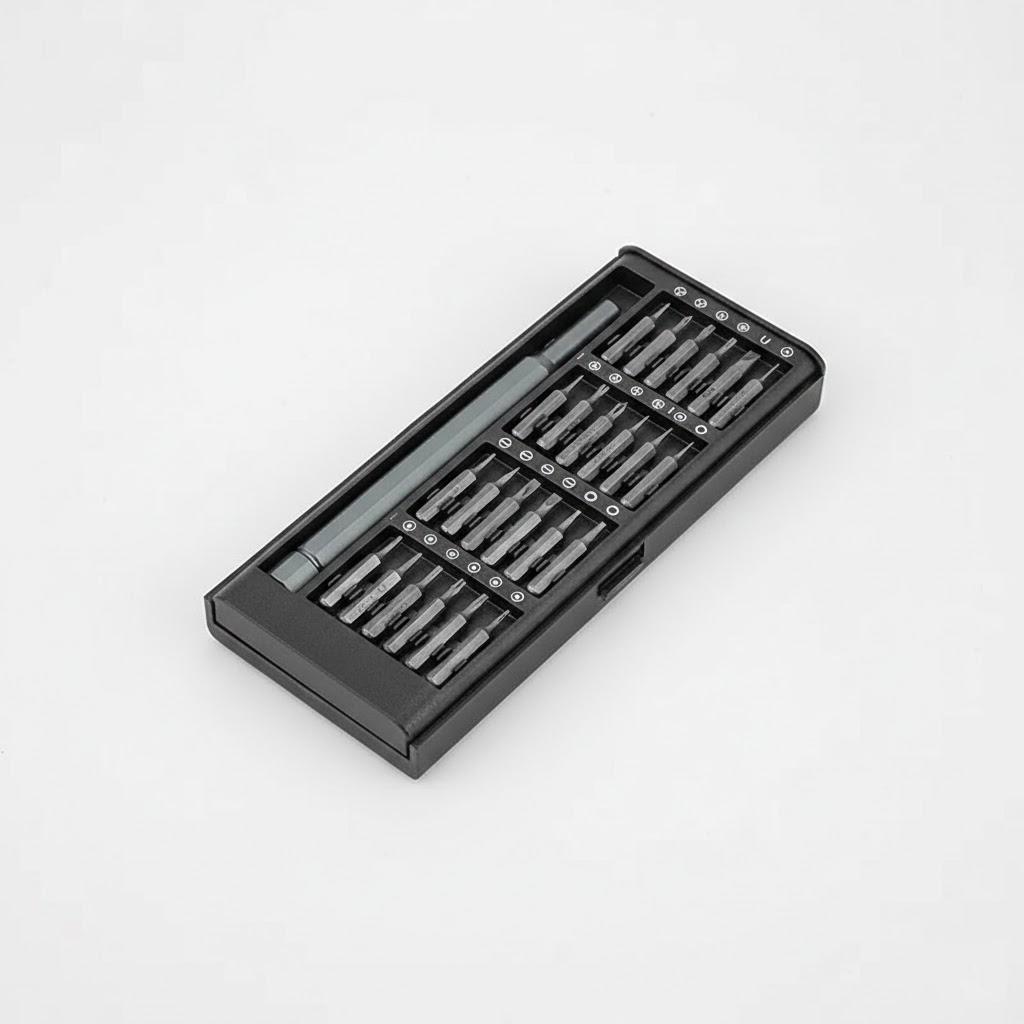 

25-Piece Precision Screwdriver Set for Household Repair Multi-Functional Bits for Computer and Phone Disassembly чёрный