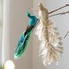 Foam Craft Peacocks With Delicate Design Sparkling Detail Christmas Tree Toppers Ideal For Indoors Outdoor Holiday Decors