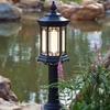 Lushu Feng Vintage Chinese Outdoor Waterproof Garden Lawn Light