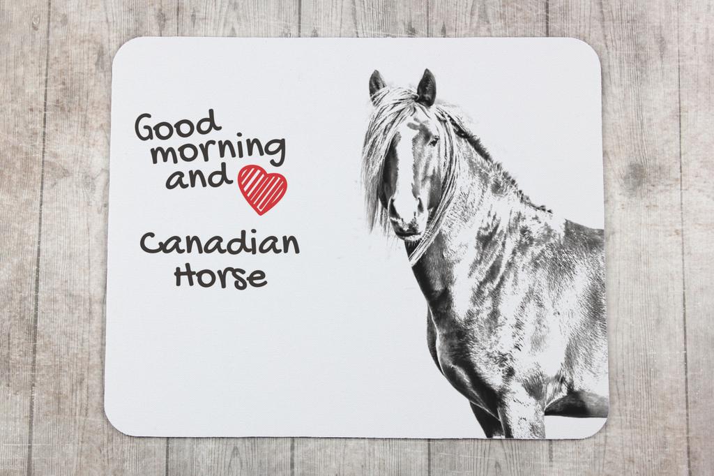 Canadian Horse - Art-Dog markasından baskılı mouse pad, atlı kişiselleştirilmiş pad, ofis çalışanı için benzersiz alet