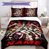 3pcs Custom Name Cartoon Overlord Bedding Set Duvet Cover Closure Includes 1 Duvet Cover & 2 Pillowcases for All Seasons Bedroom Decor
