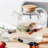 1L/1.5L Grote Transparante Borosilicaat Glazen Theepot Hittebestendig Heldere Theepot Bloementhee Set Pure Ketel Kantoor Huisgereedschap