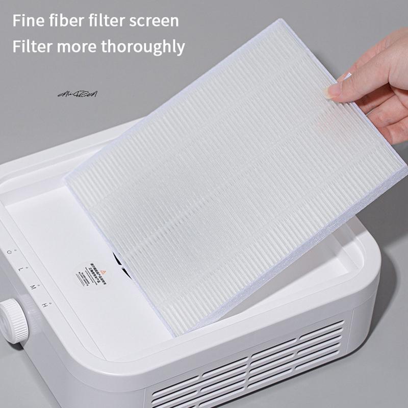 Brushless Nail Dust Extractor Filter - Replacement Filter for Nail Vacuum Cleaner Manicure Screen Plate Nail Dust Collector