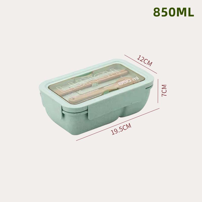 Wheat Straw Lunch Box Healthy BPA Free Bento Boxes Microwave Dinnerware Food Storage Container Soup Cup Lunch Box for Kids