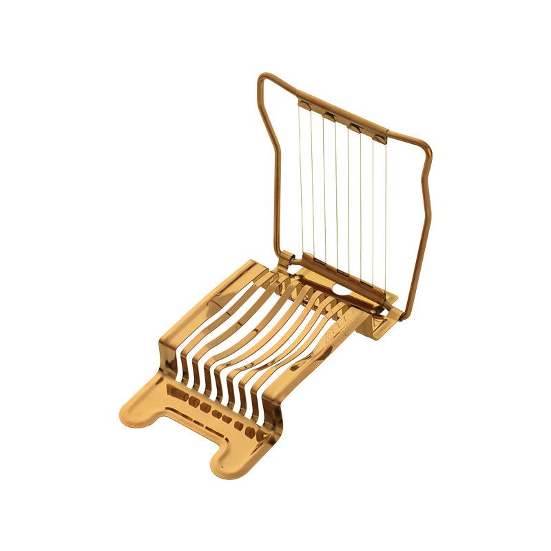 

Нержавеющая сталь Необычный Яйцерезка Многофункциональный Бытовой Яйцерез Разделитель Ручной Яйцерезка Кухонные Принадлежности Гаджеты золотистый