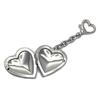 Surgical heart locket pendant keyring