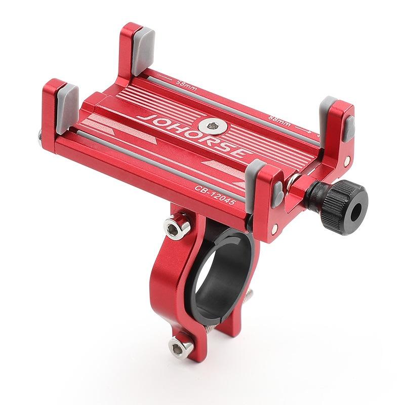 NPY Bike Aluminum Alloy Bike Phone Holder Spiral Telescopic Bicycle Phone Mount Four Claws Lock Phone Holder for 58-88mm Phone