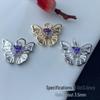 Rhinestone Butterfly Pendant Beads - DIY Jewelry Making Accessories