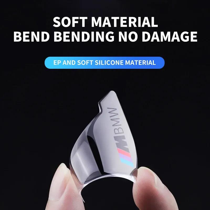 2pcs Transparent Car Door Corner Anti-collision Protector Sticker For BMW Performance M Power M3 M5 E46 E39 E36 E34 E30 E90