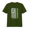 You Ll Never Fight Alone Flag Green Liver Cancer Awareness T Shirt Vintage Washed Versatile Breathable Stretched Casual Stylish