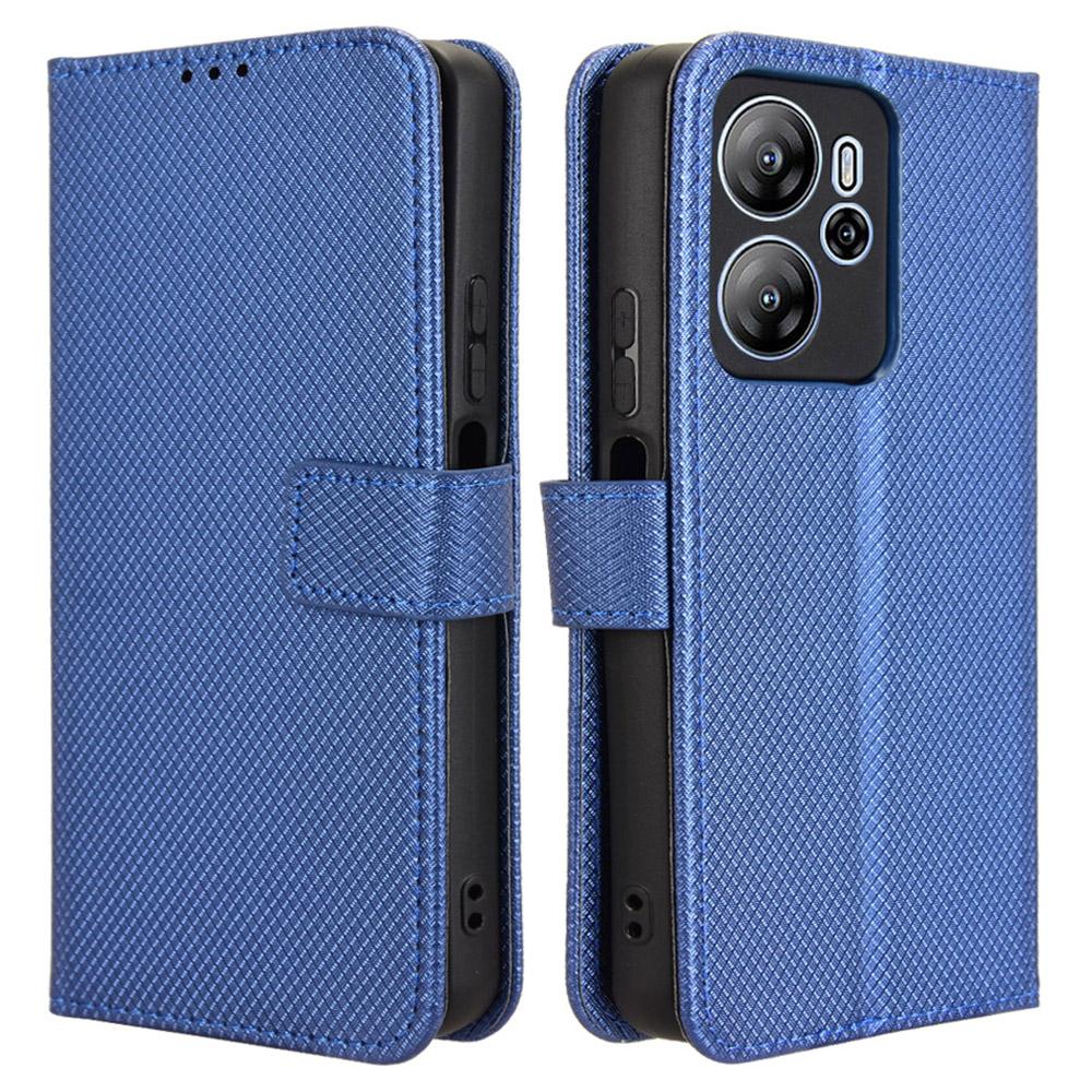 Für Blackview Oscal Tiger 13 Hülle PU-Leder Diamanttextur Brieftasche Handyhülle