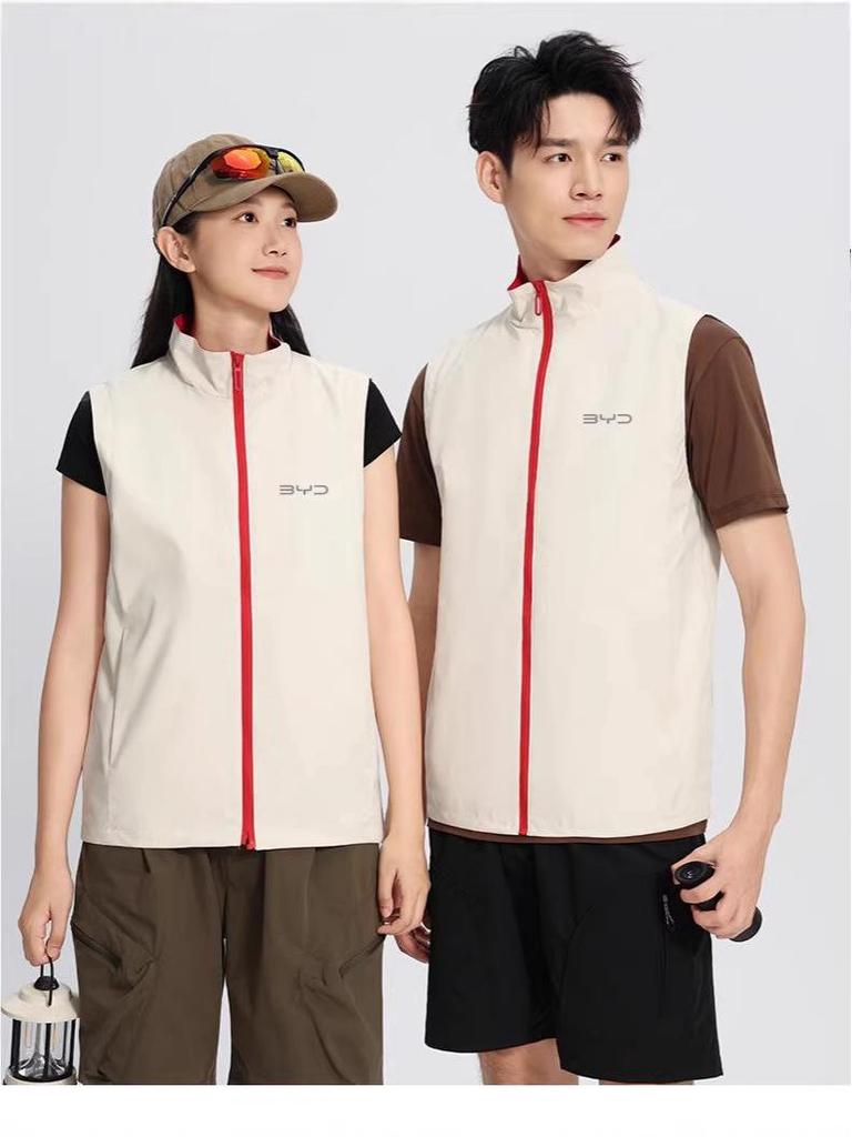 Outdoor High-End Custom Logo Vest - Three-Proof Casual Workwear Mountaineering Jacket
