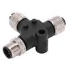 Tee Connector for NMEA 2000 M12 Thread 5 Pin IP67 Waterproof for Lowrance Networks