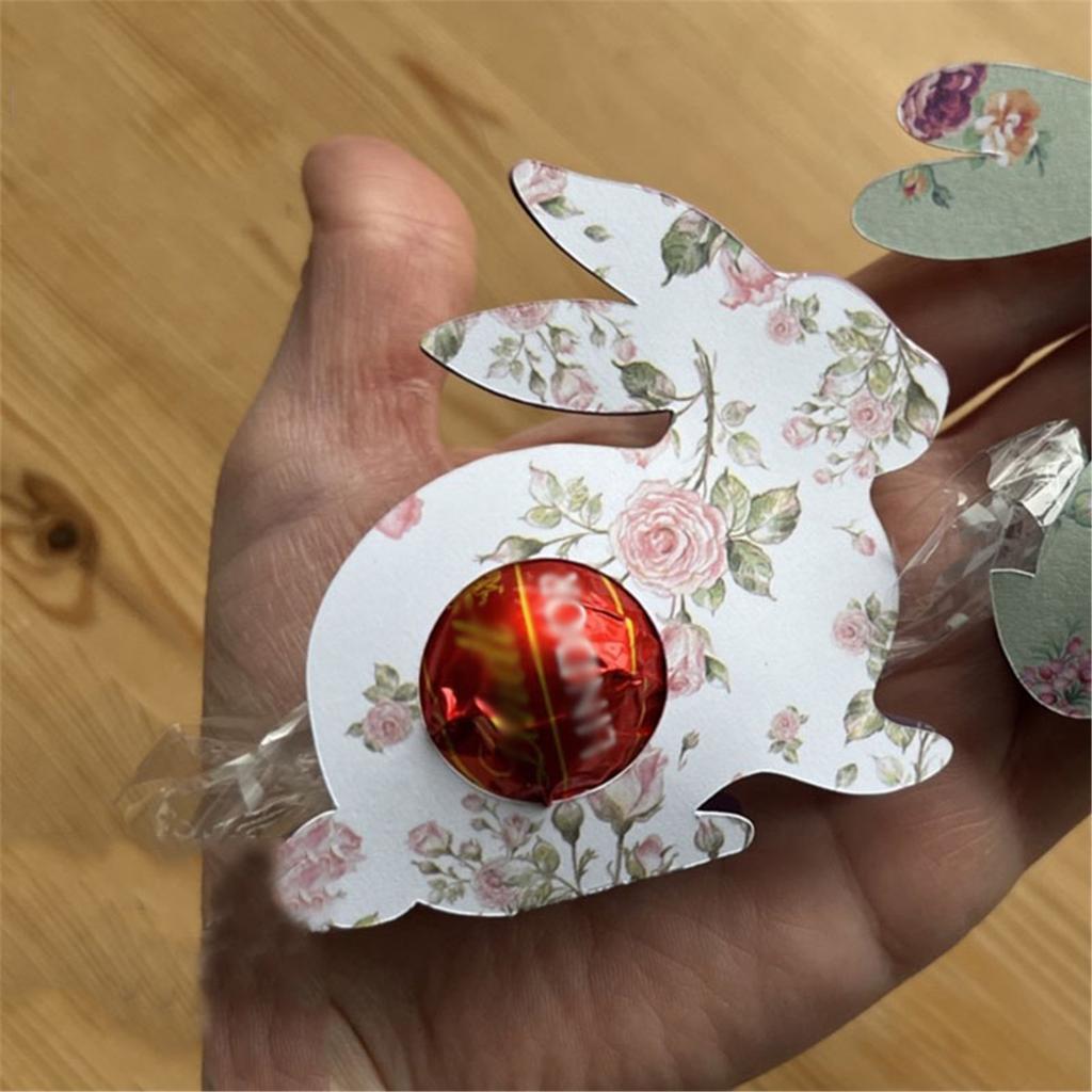 Animal Rabbits Shape Die Cut Metal Embossing Templates Carbon Steel Cutting Dies for Card Making Scrapbooking Packaging