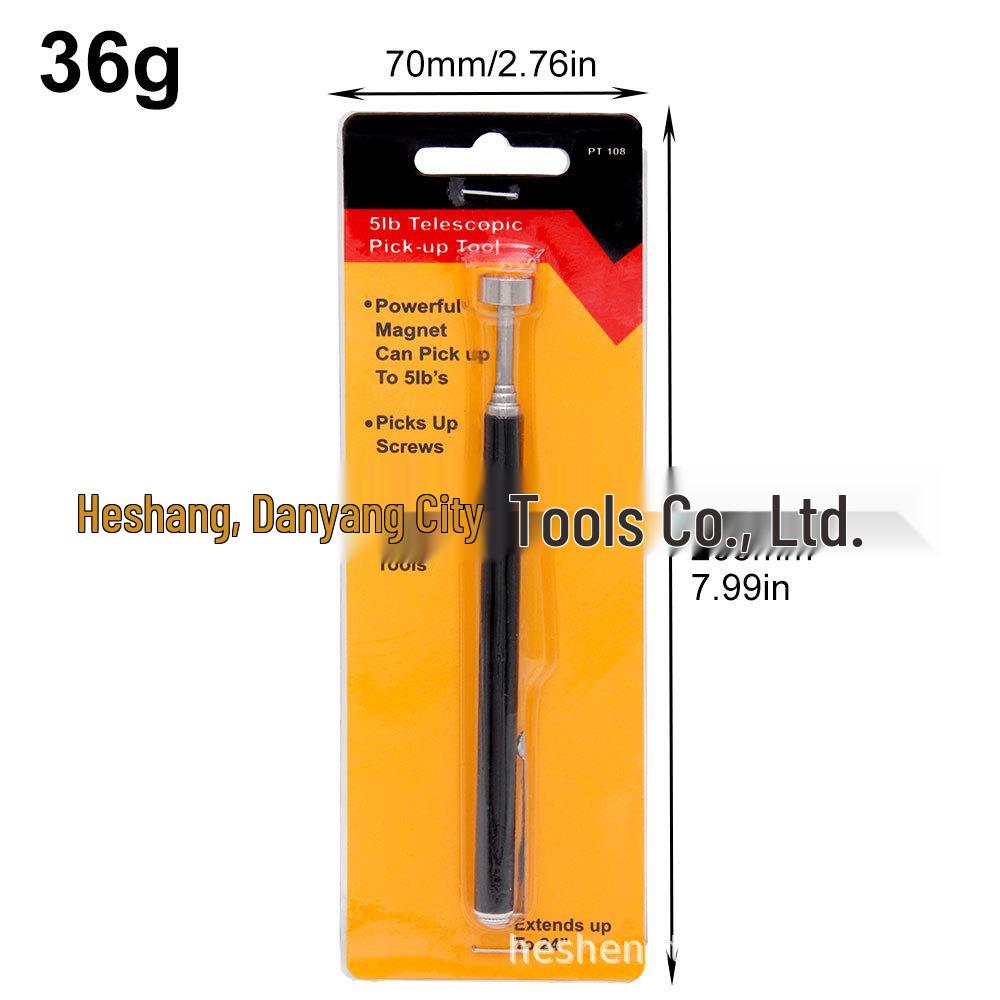 Portable Magnetic Extendable Pickup Tool with Clip