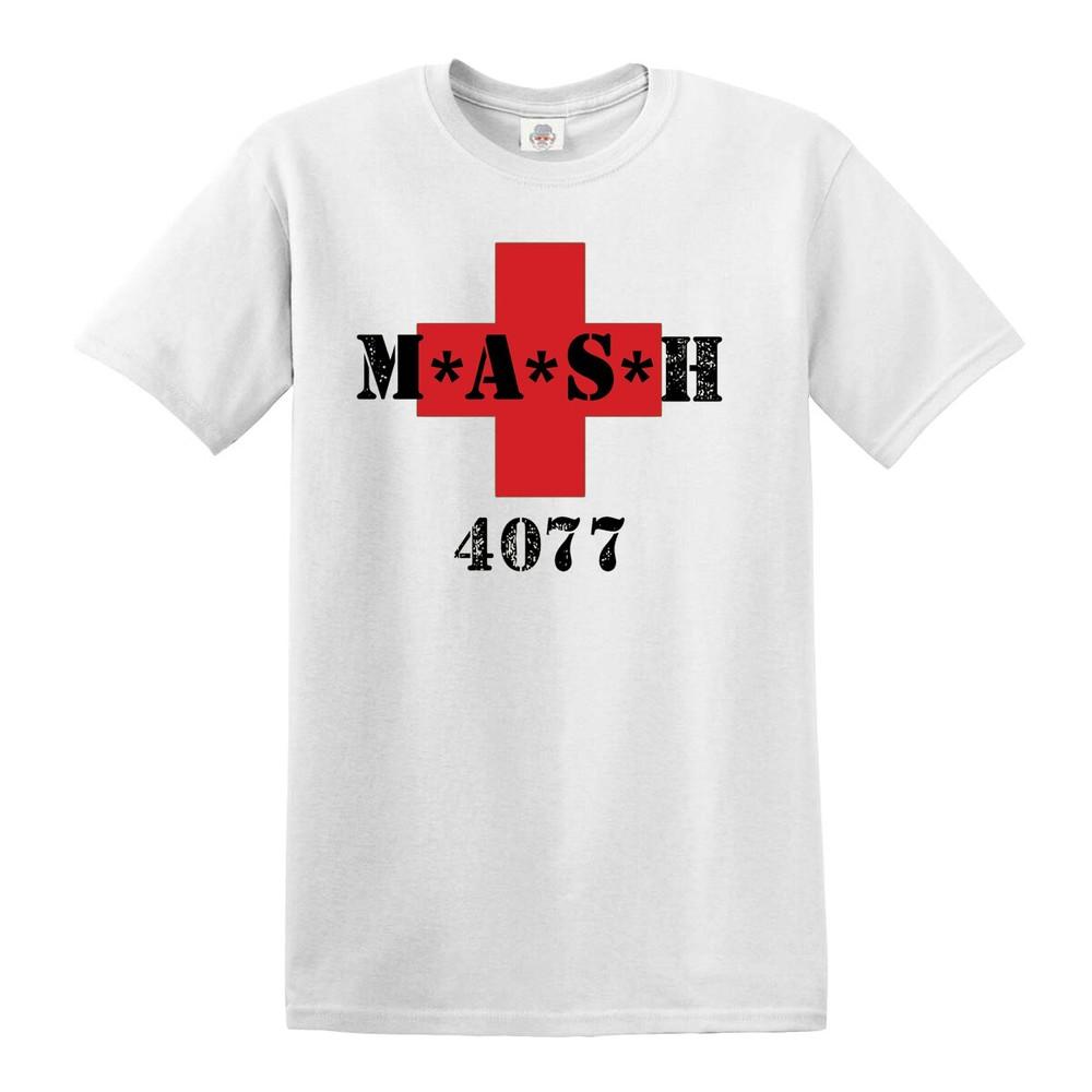 Mash 4077th red cross medic squadron mens t shirt army military alda top