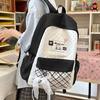 Schoolbag New Cute Cat Backpack Female Elementary School Bag Large Capacity Simple Commuter Backpack Junior High School Student